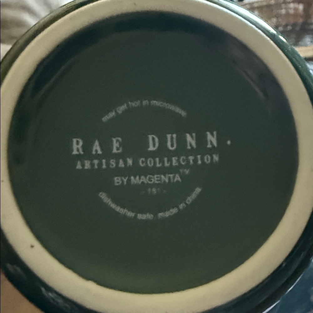 Rae Dunn Green Christmas Cheer Mug with Cookie Cutter - Picture 5 of 5
